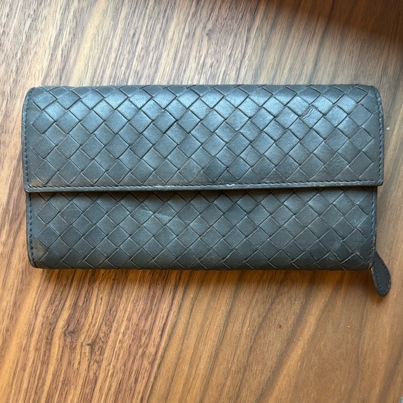 Woven Leather Wallet